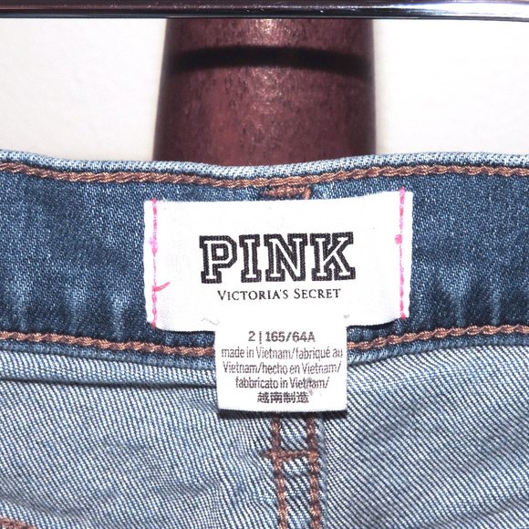 Victoria's Secret PINK destroyed cut-off shorts - Picture 2 of 4